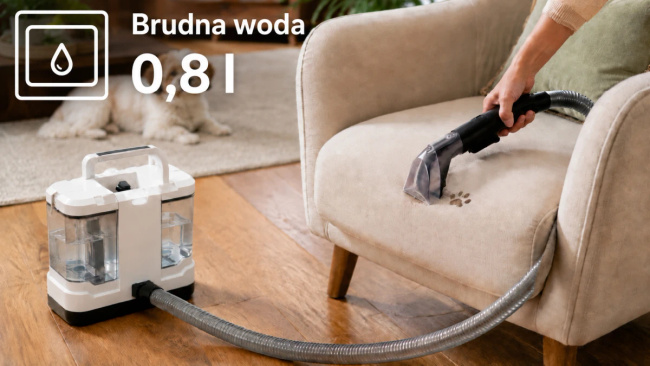 Extralink Home | Odkurzacz piorący 3w1 | Do odkurzania prania płukania | R-705
