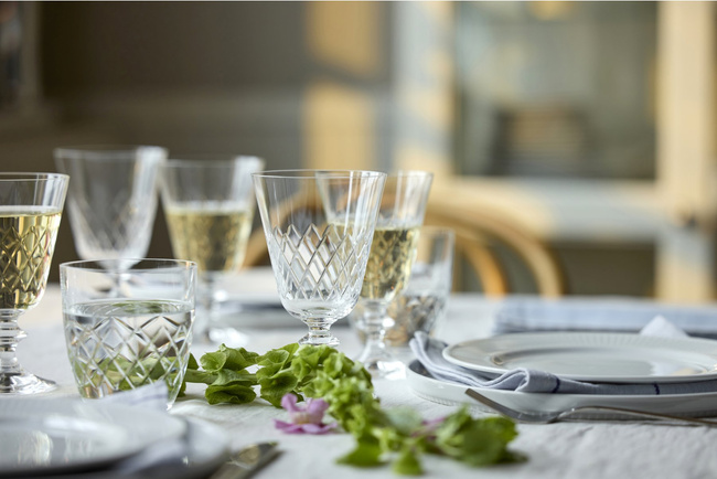 Kieliszki do białego wina ze szkła kryształowego Eaton 230 ml 2 sztuki - Lyngby glas