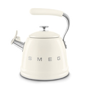 Smeg - Czajnik z Gwizdkiem, Kremowy 50's Style Wkf01Cr