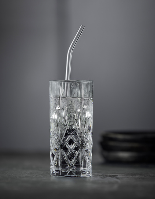 Szklane Słomki Przezroczyste 21,5 Cm 6 Sztuk 10438 - Lyngby Glas