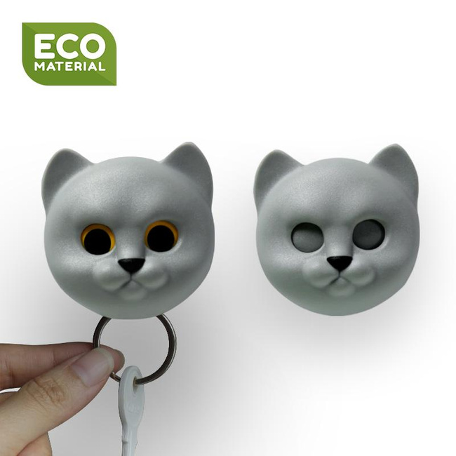 Wieszak na klucze Neko Cat Ql10264-Gy - Qualy