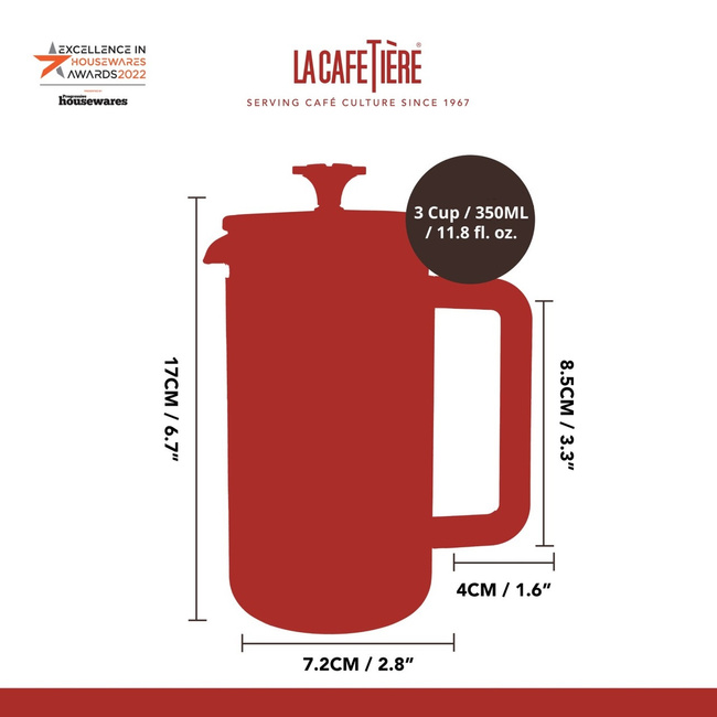 La Cafetiere French Press Pisa 350 ml