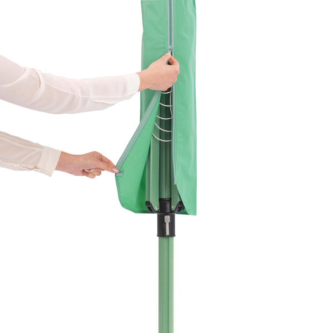 Suszarka ogrodowa Brabantia Lift-O-Matic 50 m, zielona, z pokrowcem i klamerkami