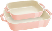 Cooking zestaw 2 półmisków prostokątnych, jasnoróżowy - Staub