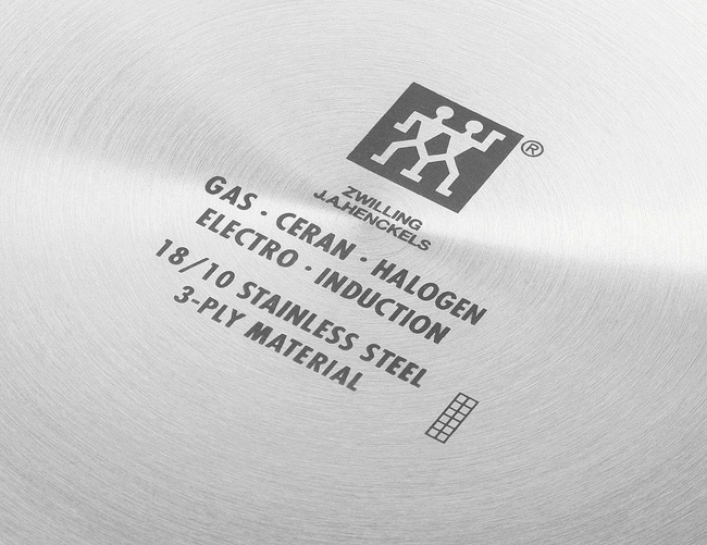 Wok ZWILLING Plus 32 cm z ceramiczną powłoką CERAFORCE Ultra i szklaną pokrywą
