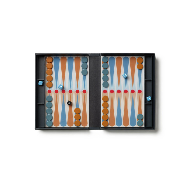 Backgammon Printworks Art of Backgammon Anthracite, antracytowy, dla 2 graczy