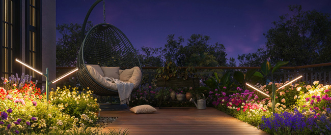 Govee H7086 Rgbicww Garden Lights | Ogrodowe oświetlenie LED | RGBWW, 1100 Lm, 2.4GHz Wi-Fi + Bluetooth, IP66
