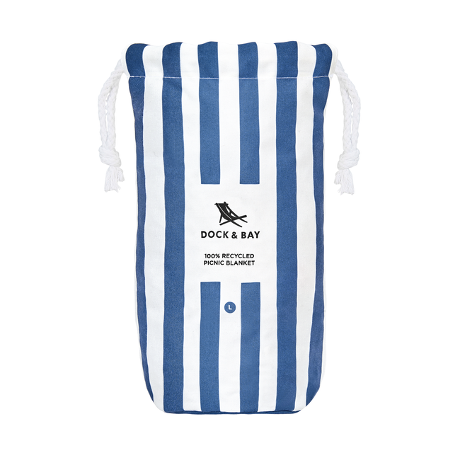 Koc piknikowy - Whitsunday blue xl 240x170cm - Dock & Bay