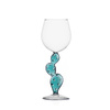 Kieliszki do wina Cactus Caribbean Blue - Ichendorf Milano