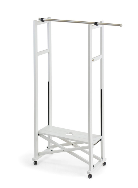 Arredamenti Elios Stojak na ubrania - 37 x 78 cm, Biały