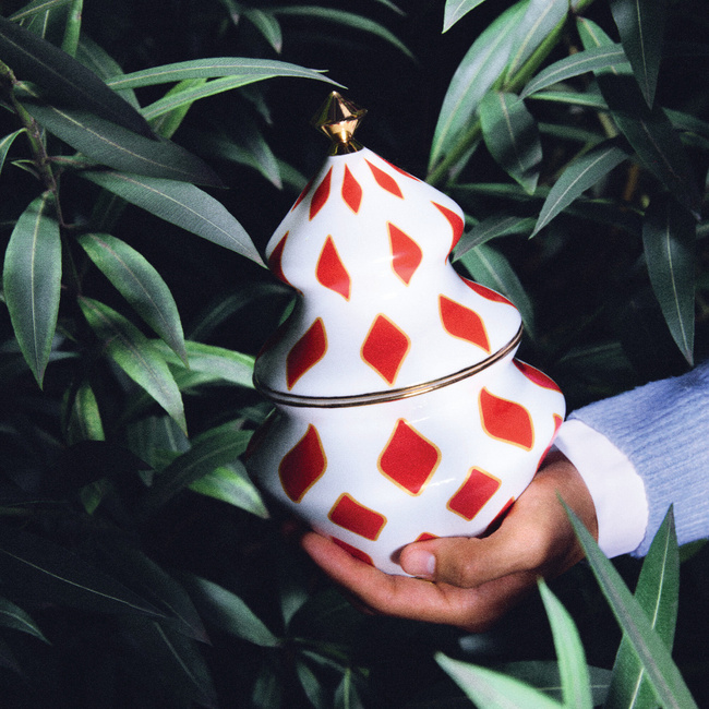Pojemnik na słodycze Alessi 15 cm, przezroczysty