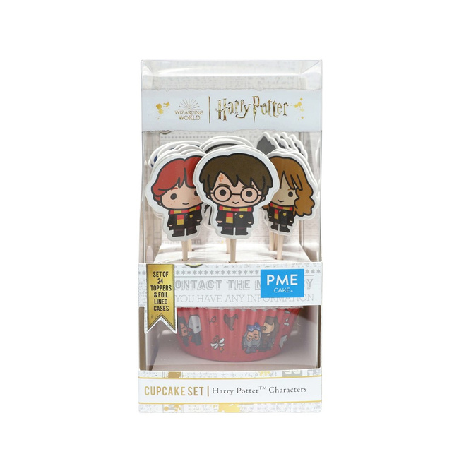 Pme Papilotki i toppery na muffinki Harry Potter (24 sztuki)