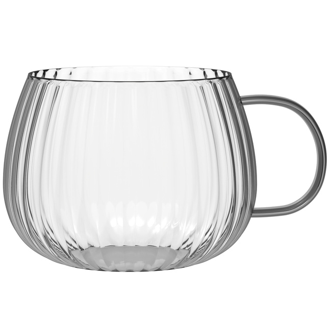 Komplet 2 szklanek z szarym uchem Tulip 350 ml 1203