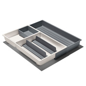 Organizer do szuflad OXO Good Grips L, regulowany, szary