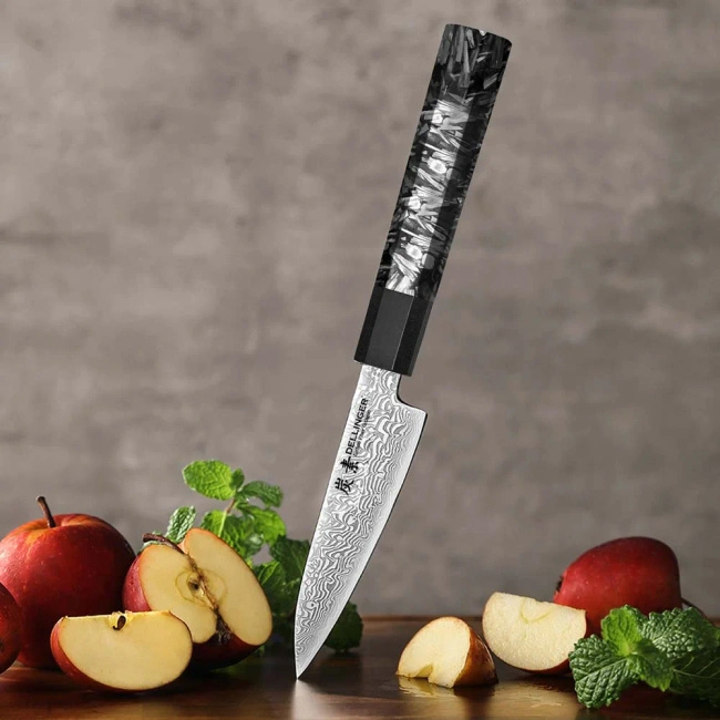 Dellinger Carbon Fiber Octagon Nóż Paring 10.5 cm