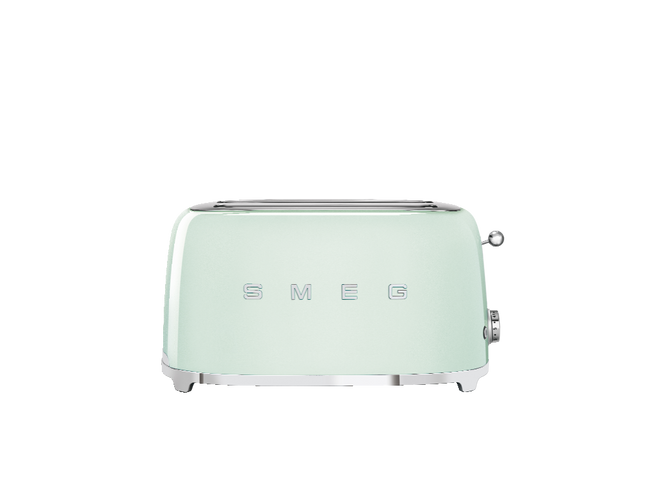 Smeg - Toster, Cztery Kromki, Pastelowa Zieleń 50's Style Tsf02Pgeu Pastelowa Zieleń.