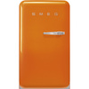 Smeg - Chłodziarko-zamrażarka FAB10LOR6 50'S STYLE - pomarańczowy