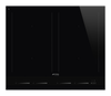Smeg - Płyta indukcyjna, 60cm, Linea, Black linea Sim1644d czarne szkło.