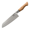 Shiori - Shibuki Santoku - uniwersalny, wielozadaniowy nóż szefa kuchni ze stali Sandvik 14C28N
