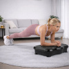 EXTRALINK Moonwalk Spinmove Platforma Wibracyjna Fitness 200W Bluetooth Gumami Oporowymi Czarna