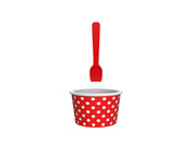 Miseczka Na Lody, Czerwono-Biała - Zak!Designs