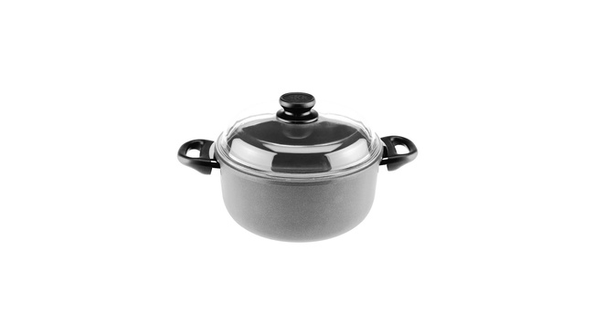 Garnek tytanowy 16cm/11cm/2l + pokrywa, indukcja - skk