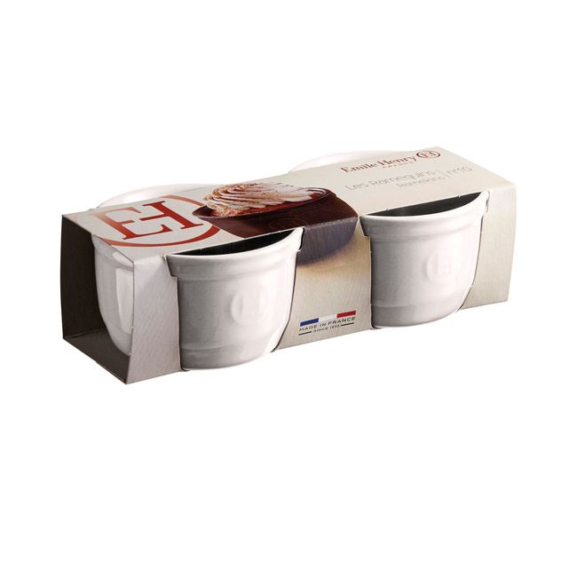 miseczki do zapiekania ramekin 2 szt. N°10 biały Emile Henry
