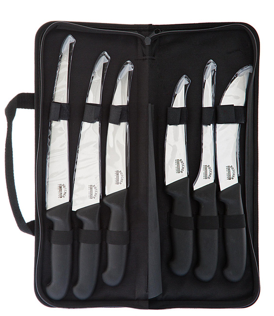 Zestaw 6 noży kuchennych Samura Butcher SBU-0260 ze stali AUS-8 w torbie