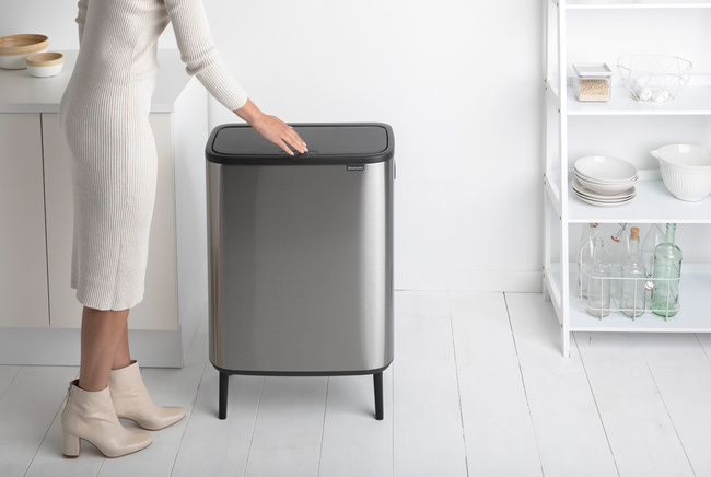 Kosz na śmieci Touch Bin BO 60l stal matowa - Brabantia