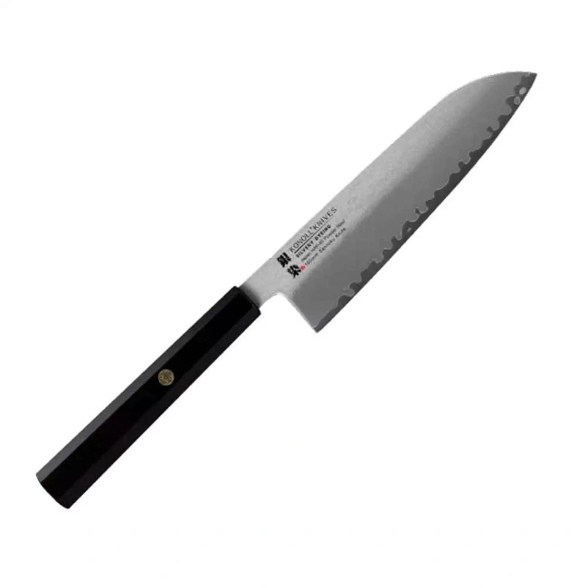 Nóż Santoku Konoll Silver Dyeing Hap-40 18 cm
