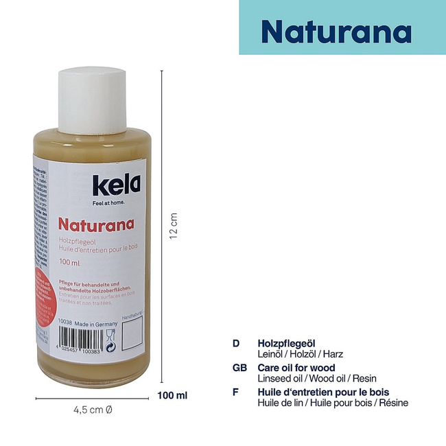 Olej Do Pielęgnacji Drewna Naturana - Kela