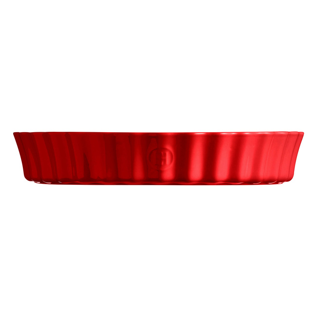 naczynia do tarty do pieczenia 32 cm czerwony - Emile Henry