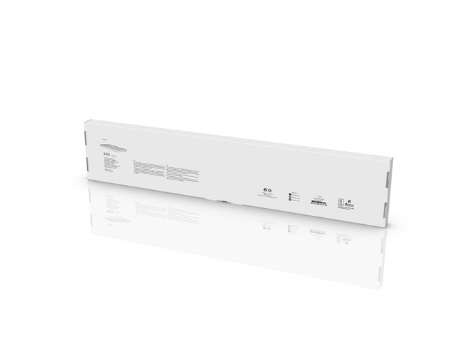 Reling na ręczniki podwójny 70 cm Rim White 14474