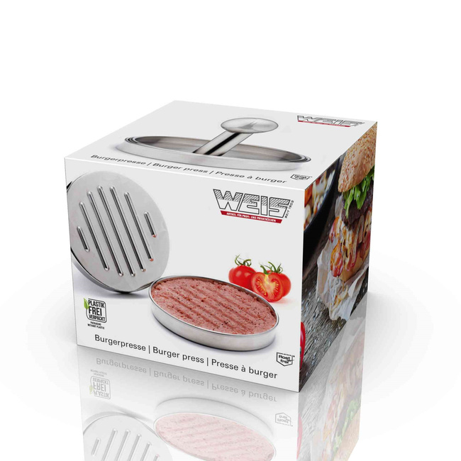 Praska do hamburgerów stalowa - Weis