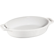 Owalny Półmisek Ceramiczny 400 ml, Biały - Staub