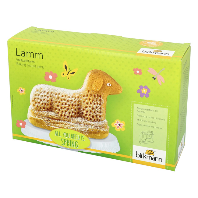 Forma Do Pieczenia Baranek 3D 26,5 X 16,5 Cm - Birkmann