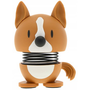 Figurka Hoptimist Corgi XS Brown, sprężynujący pies, 6 cm