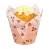 Pme Papilotki tulipanowe do muffinek - Różowe kwiaty (24 sztuki)
