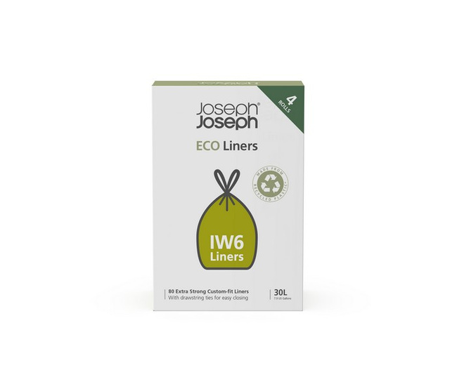 Worki na śmieci Joseph Joseph Eco IW6, 30 l, 80 sztuk, grafitowe
