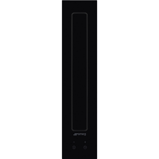 Smeg - Okap wyspowy Universal Kdh12Wld Czarne szkło + Stal nierdzewna