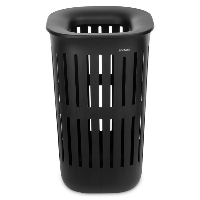 Kosz na pranie Brabantia Collect-It 55 L z pokrywą Quick-Drop, czarny
