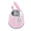 Smeg - 'Czajnik z jednotonowym gwizdkiem Wkf01pk 50's Style
