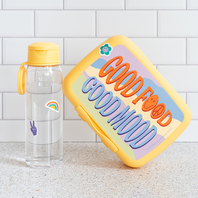 Butelki na wodę 500 ml z uchwytem Flower Power