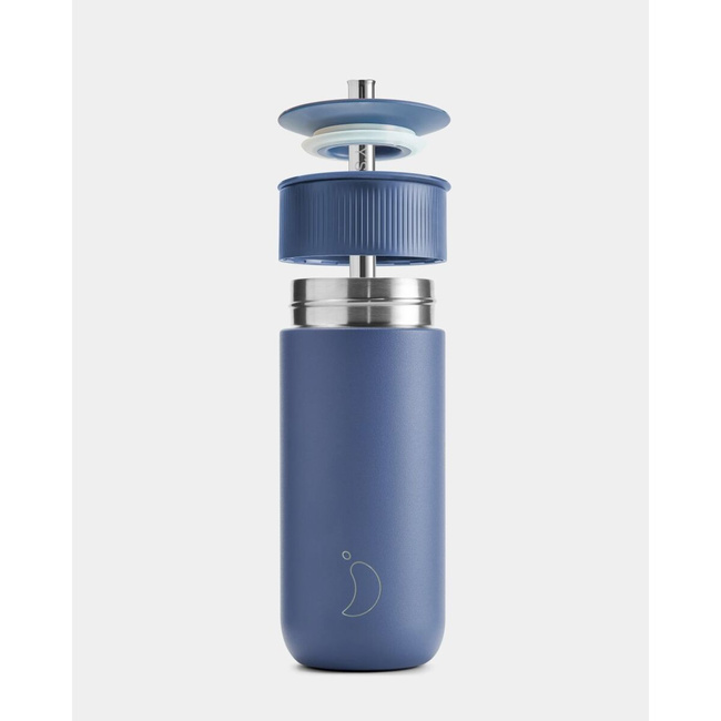 Termiczny Kubek 2w1 Ze Słomką | 500ml | Granatowy - Chilly's Bottles