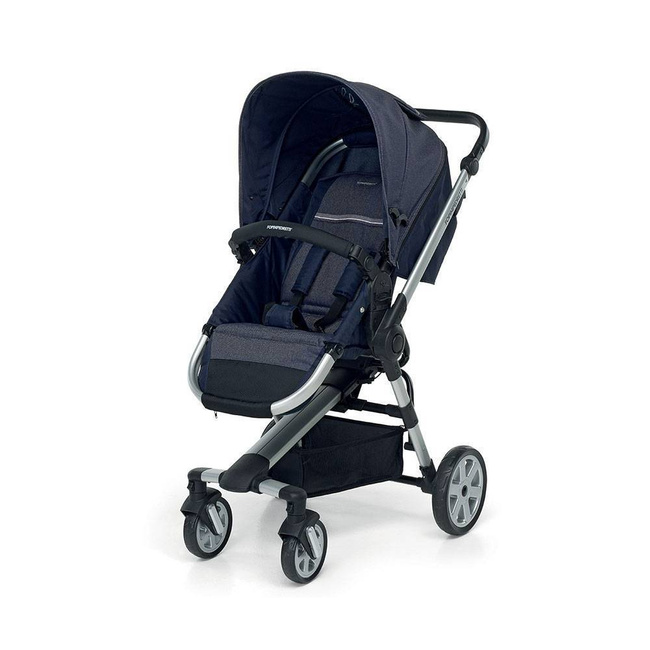 Wózek 3w1 Foppapedretti Supertres Denim Ocean – niebieski