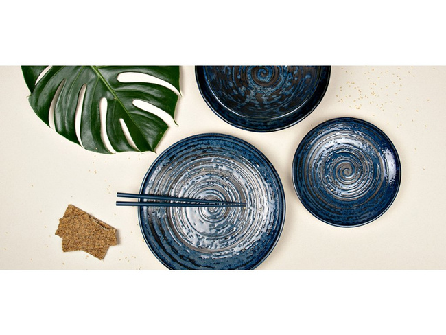 Miska udon 20 cm Copper swirl - Made in Japan