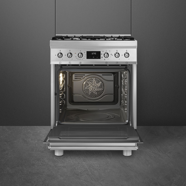 Smeg - Kuchnia Wolnostojąca Symfonia C6Gmx2 Stal Nierdzewna.