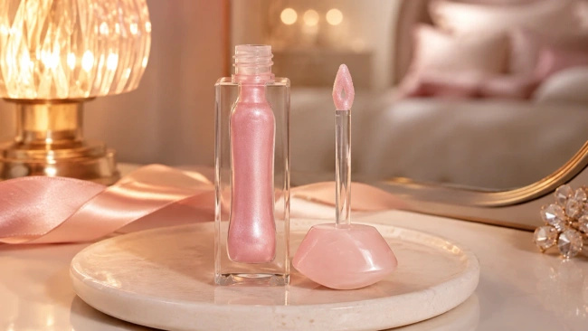 Błyszczyk do ust Lovro Bloomlight Lipgloss 03 Pearl Whisper, perłowy, z efektem chłodzenia