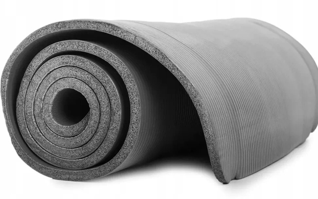 Extralink | Mata do ćwiczeń | Fitness Joga Aerobik Szara 180x60cm
