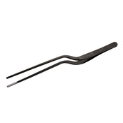 Szczypce/pęseta kuchenna 20 cm czarna - Ilsa